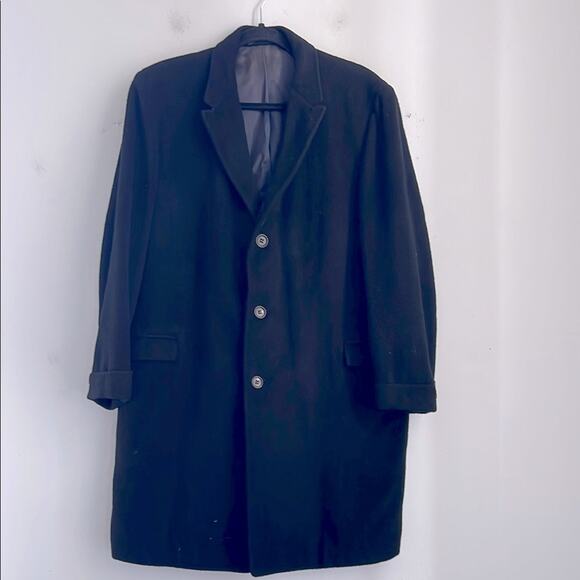 Vintage Porter’s New Orleans cashmere midi length cold weather winter overcoat - Picture 1 of 8